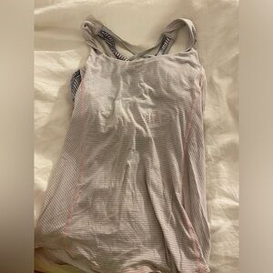 Lululemon tank top with built in bra